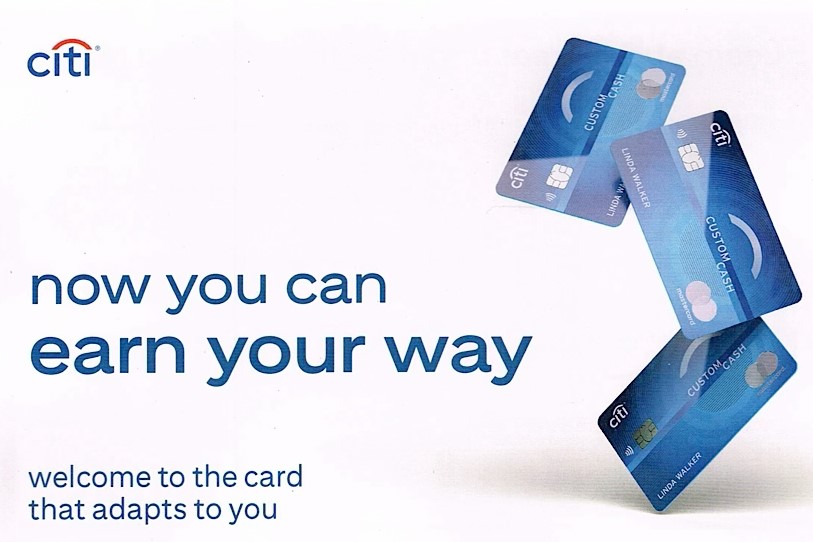 Citi Custom Cash Card.
